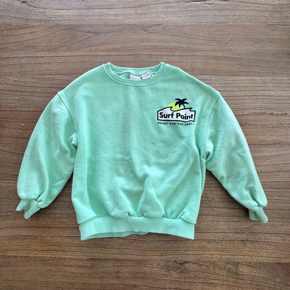 Zara Toddler Boy Crew Neck Sweatshirt - Size 6 years